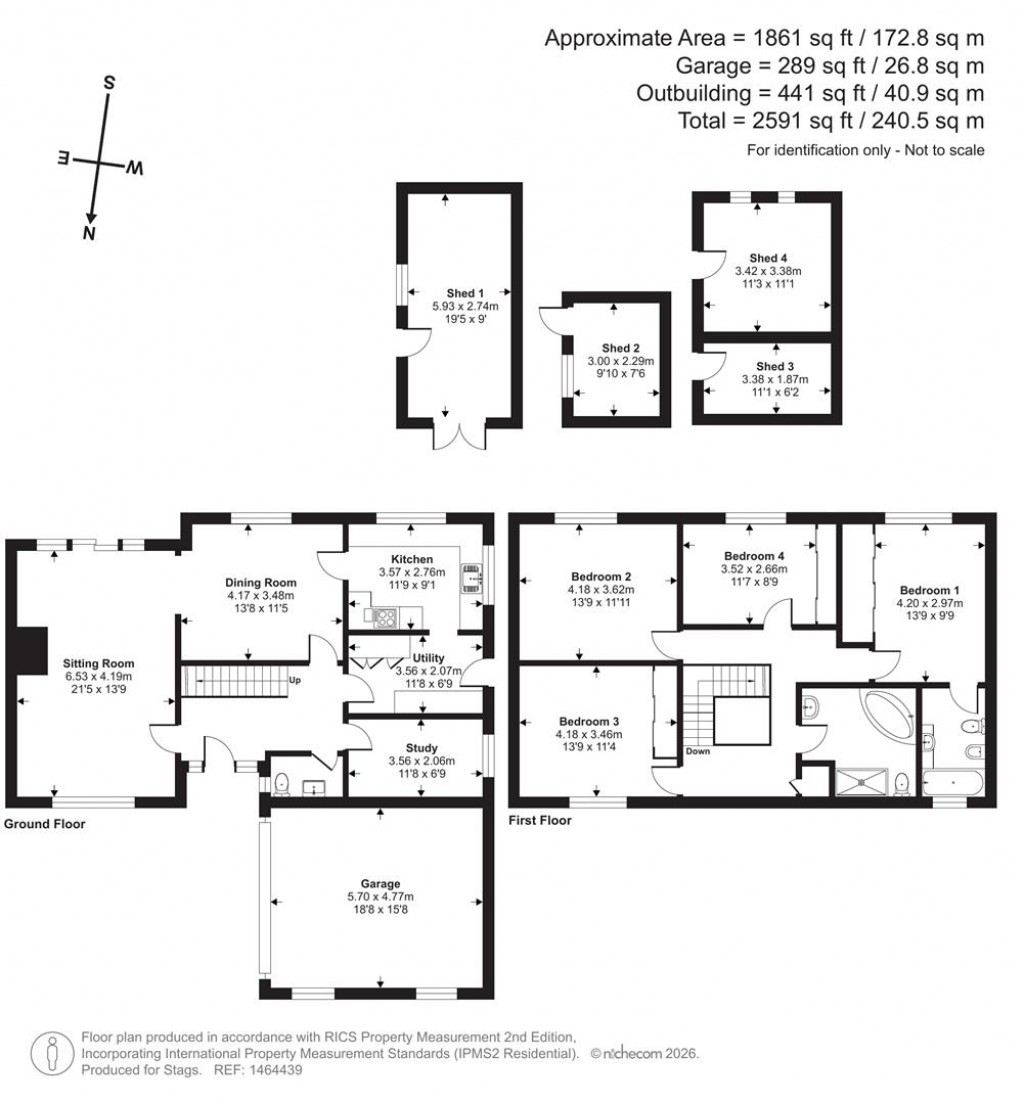 Floorplans For Blundells Road, Tiverton