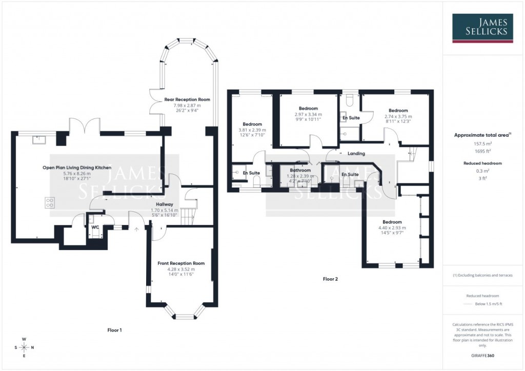 Floorplans For Devenports Hill, Bushby, Leicestershire