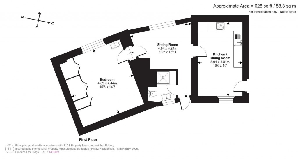 Floorplans For Moretonhampstead, Newton Abbot
