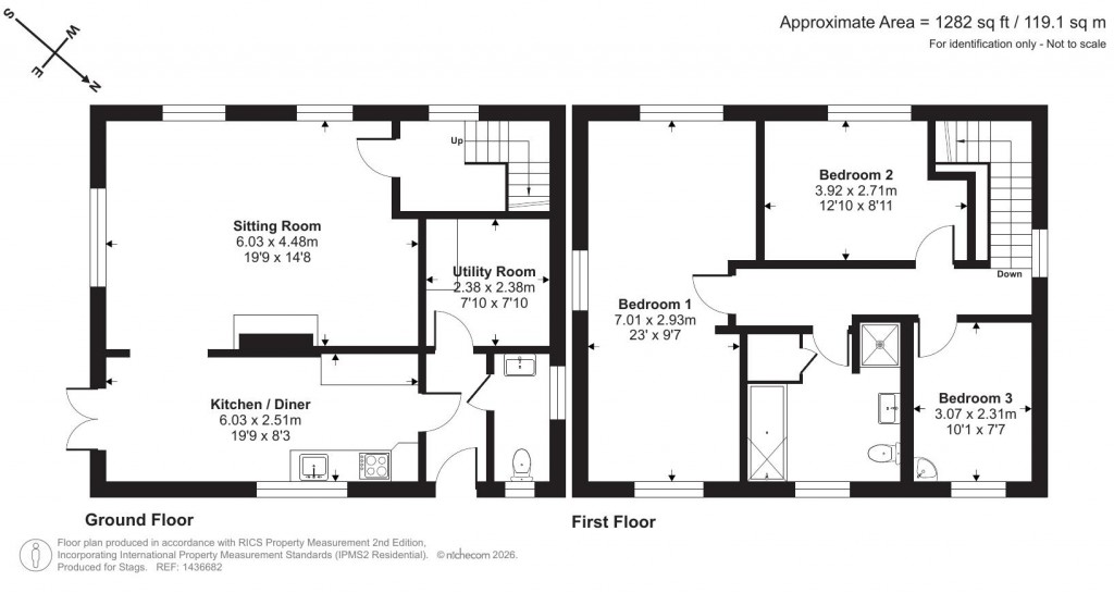 Floorplans For Moretonhampstead, Newton Abbot