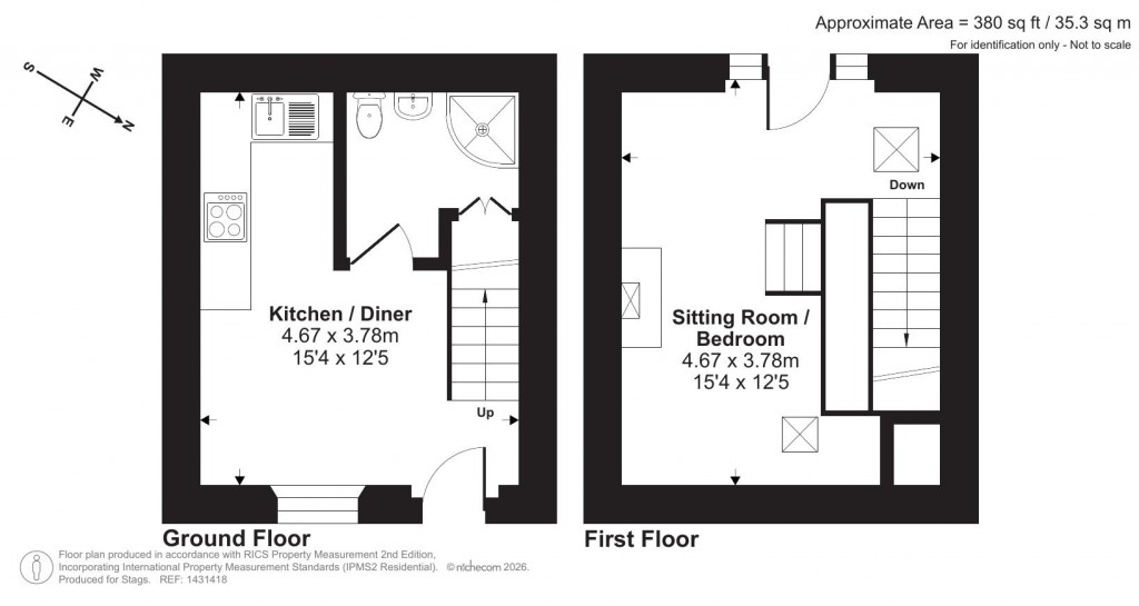 Floorplans For Moretonhampstead, Newton Abbot