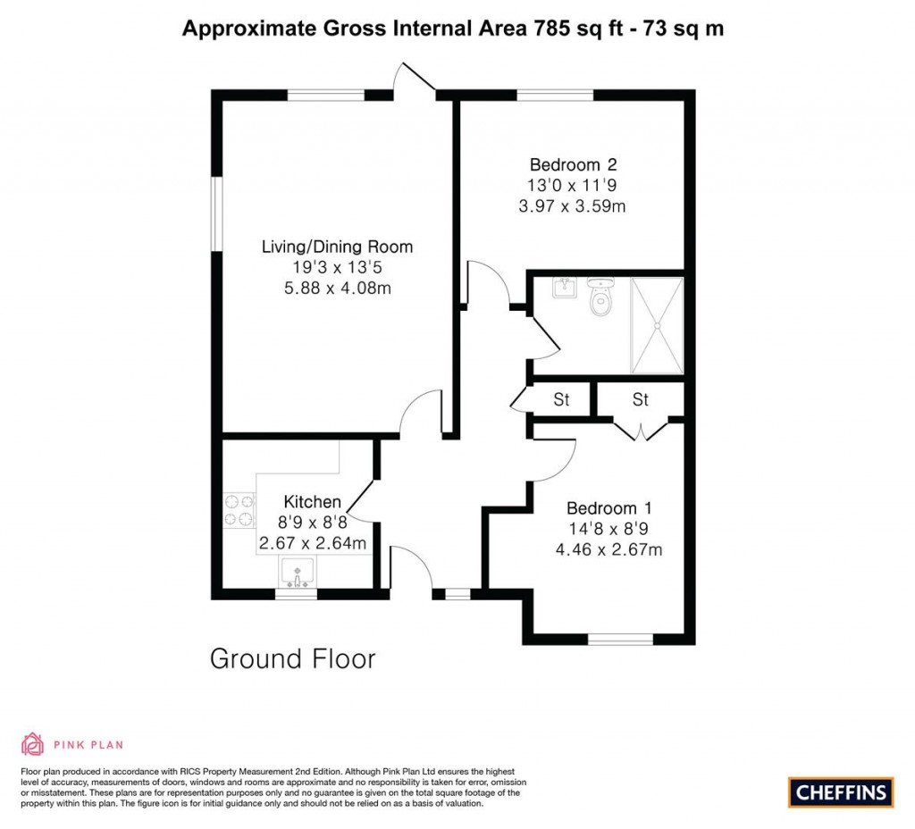 Floorplans For High Street, Cambridge