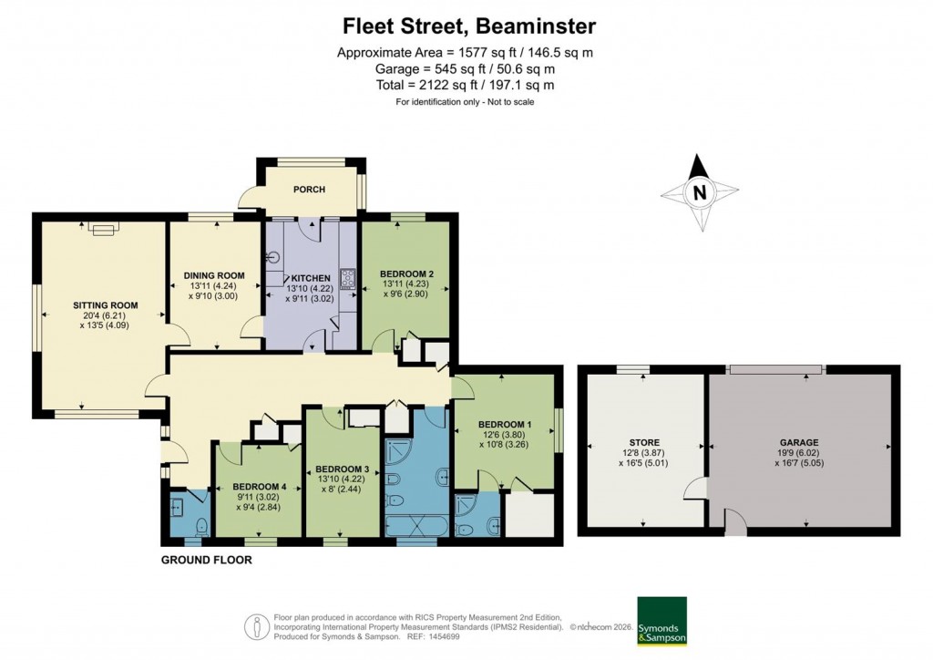 Floorplans For Fleet Street, Beaminster