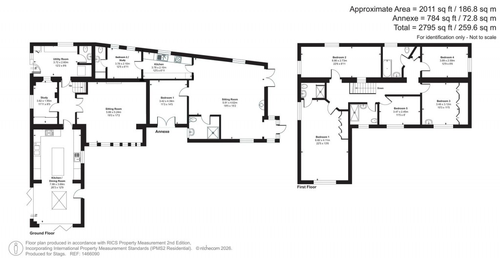 Floorplans For Milton Abbot, West Devon