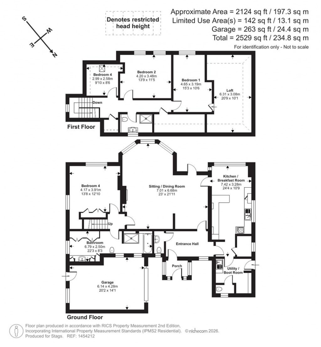 Floorplans For Poughill, Bude