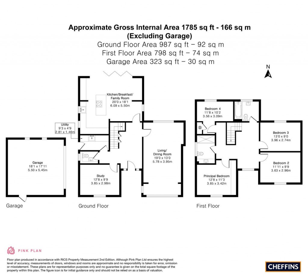Floorplans For Cow Lane, Fulbourn, Cambridge