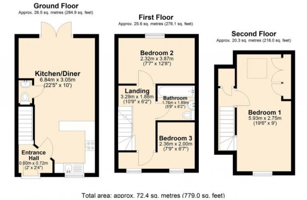Floorplans For Rogers Road, Haverhill