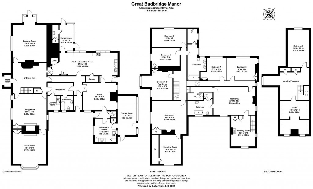 Floorplans For Merstone, Isle of Wight