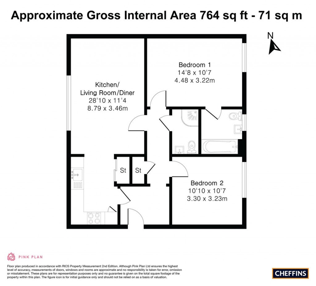 Floorplans For Hills Avenue, Cambridge