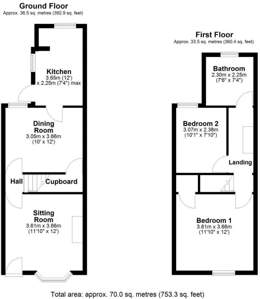 Floorplans For Lordscroft Lane, Haverhill
