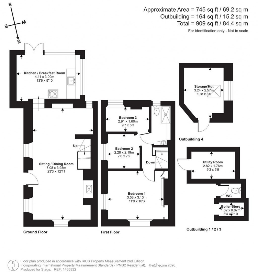 Floorplans For Loddiswell, Kingsbridge