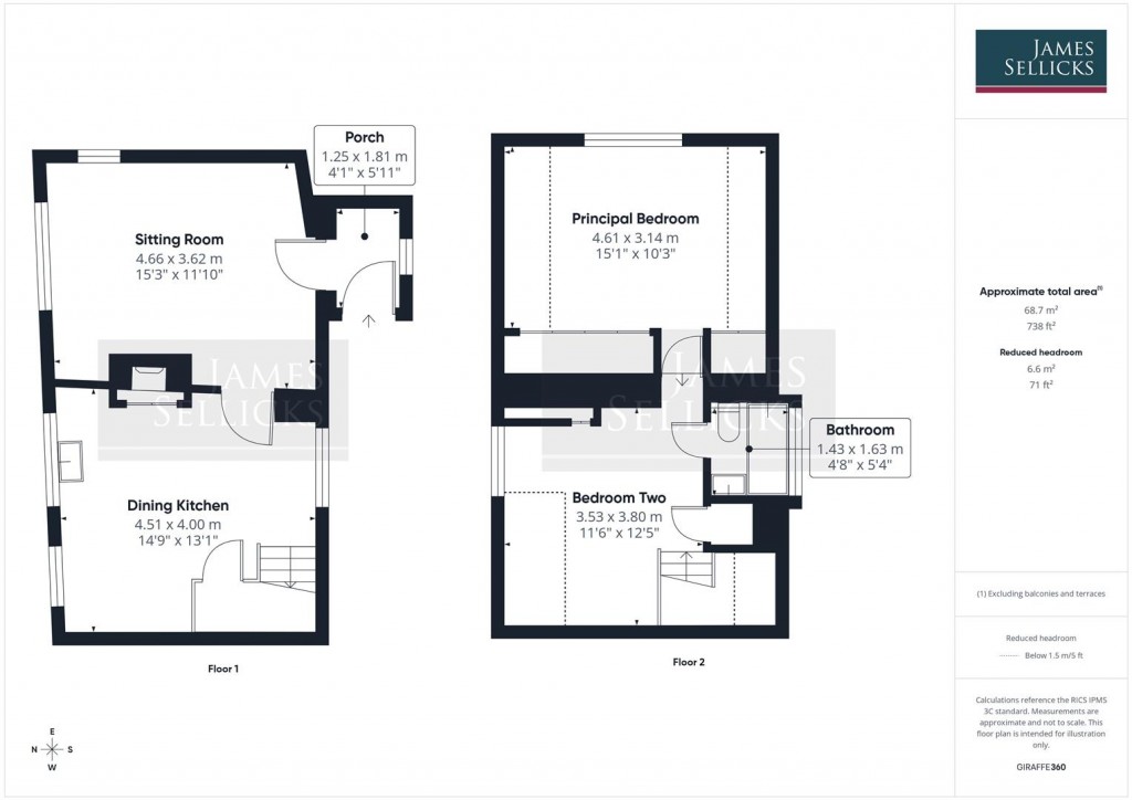 Floorplans For High Street, Clipston, Market Harborough