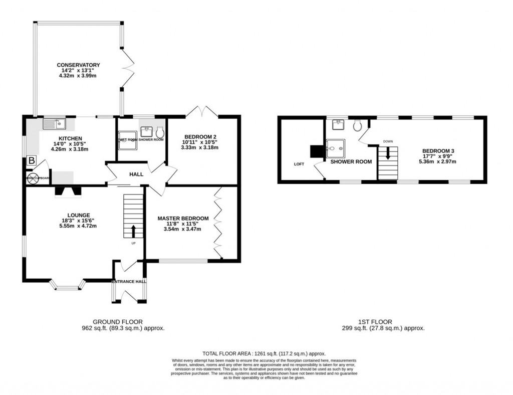 Floorplans For Crawley End, Chrishall, Royston