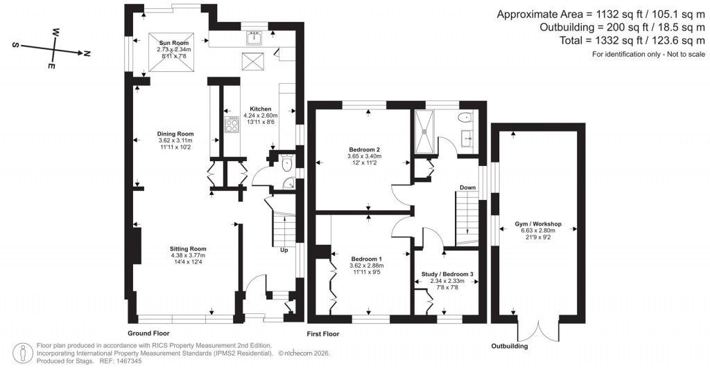 Floorplans For West Garth Road, Exeter