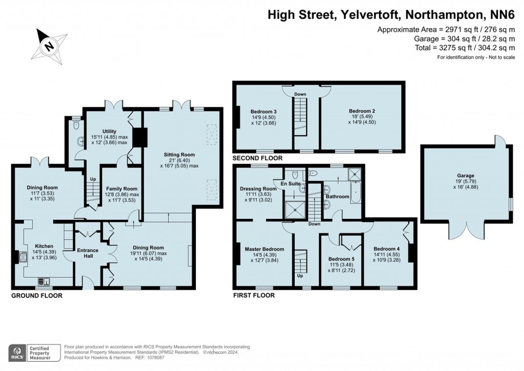 Floorplans For High Street, Yelvertoft, Northampton, NN6