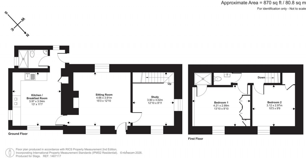 Floorplans For Broadclyst Road, Whimple, Exeter