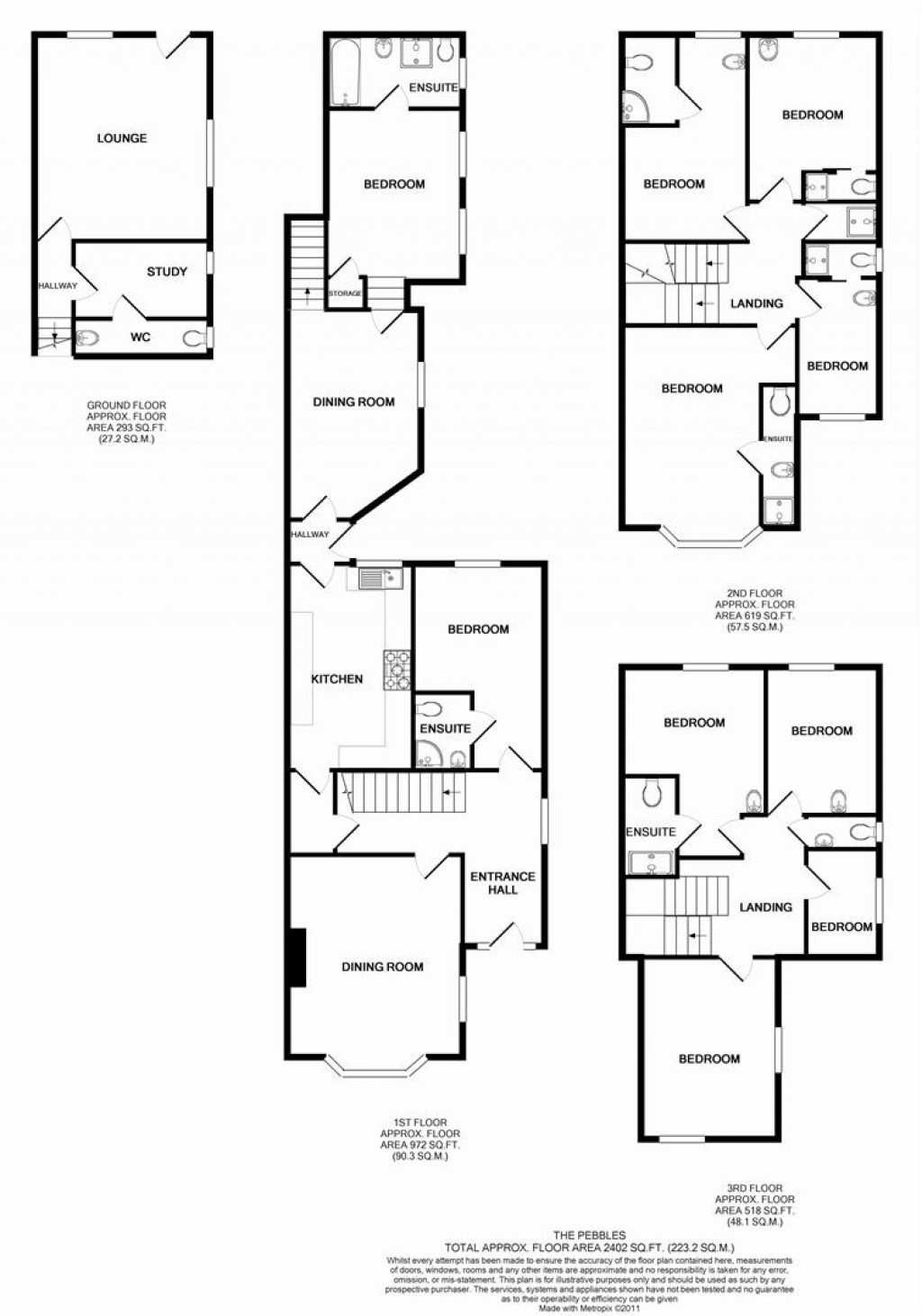 Floorplans For Kirtleton Avenue, Weymouth