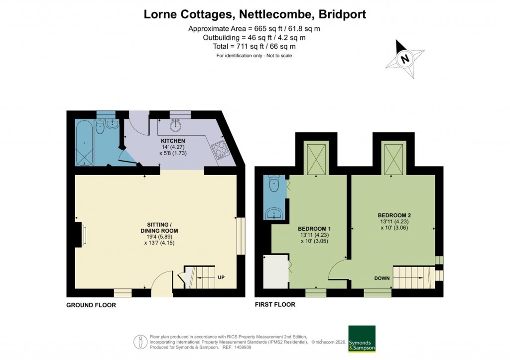 Floorplans For Nettlecombe, Bridport
