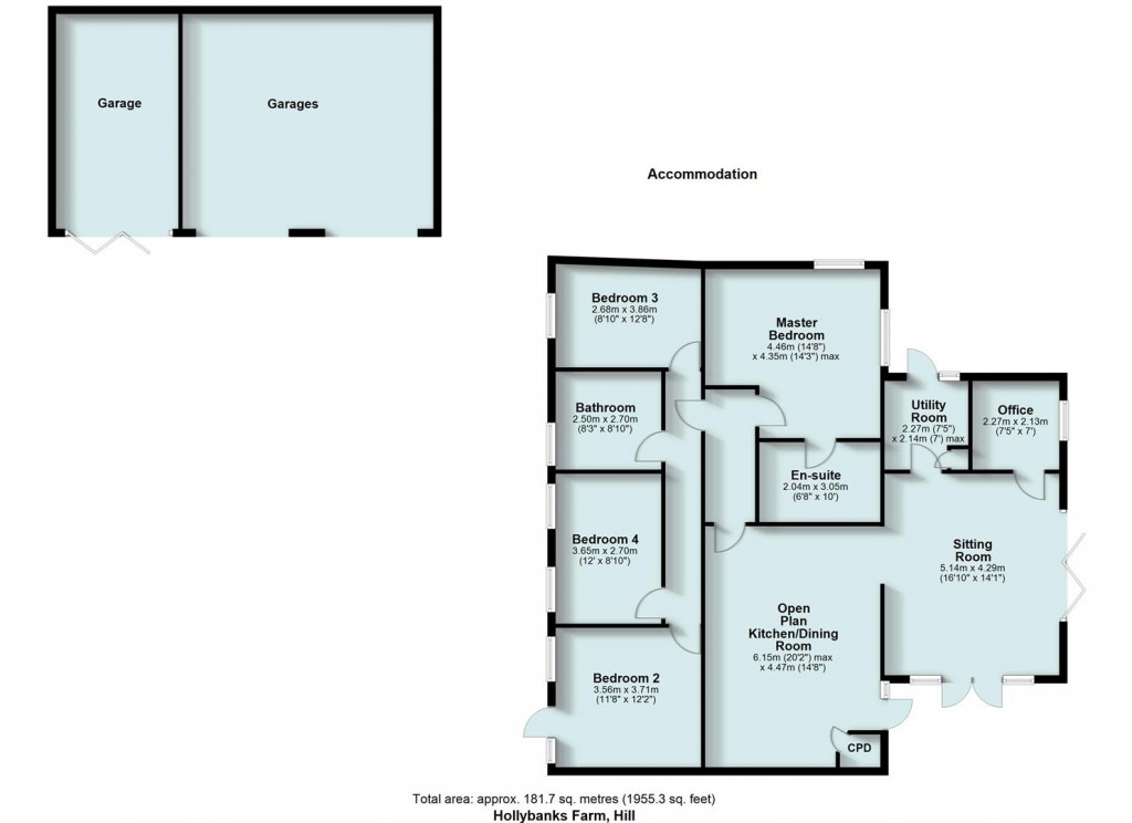 Floorplans For Hill, Rugby