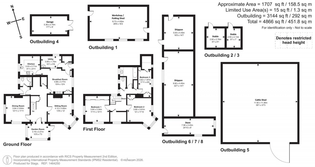 Floorplans For Milton Abbot, West Devon - 8.09 acres