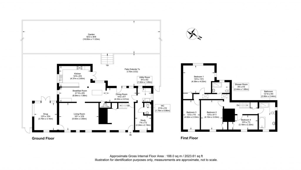 Floorplans For The Green, Widdington, Saffron Walden