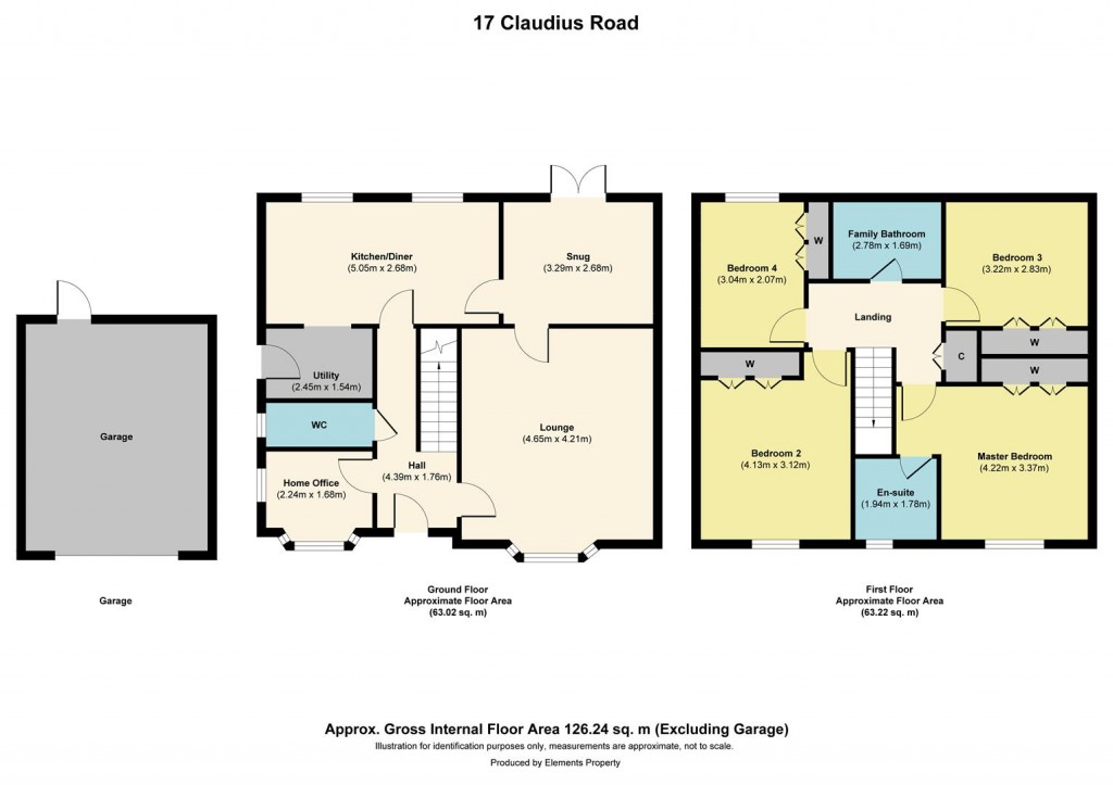 Floorplans For Claudius Road, North Hykeham, Lincoln