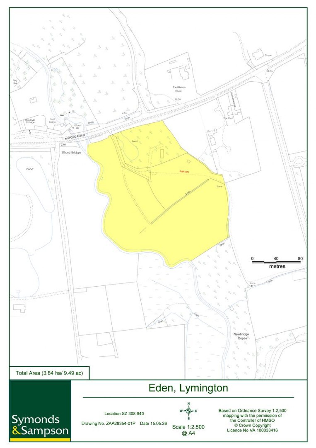 Floorplans For Eden, Milford Road, Everton, Lymington