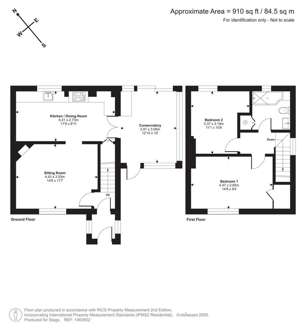 Floorplans For Bigbury, Kingsbridge
