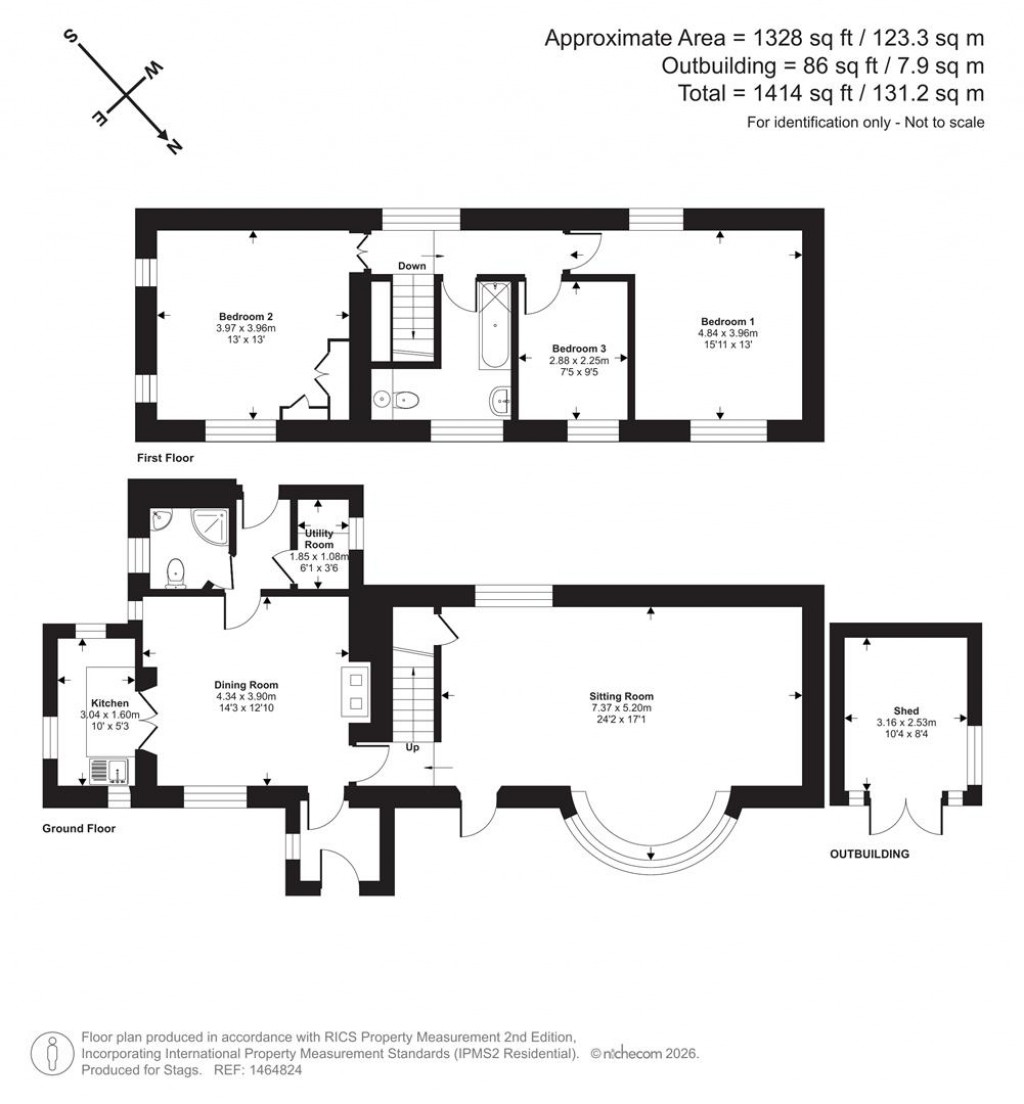 Floorplans For Cot Valley, St. Just, Penzance