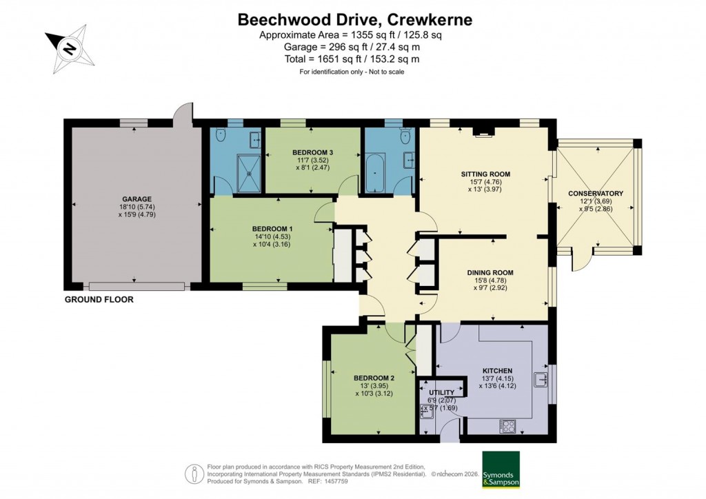 Floorplans For Beechwood Drive, Crewkerne
