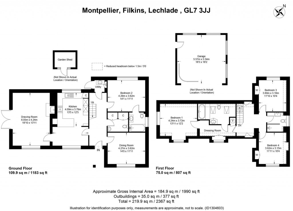 Floorplans For Filkins, Lechlade