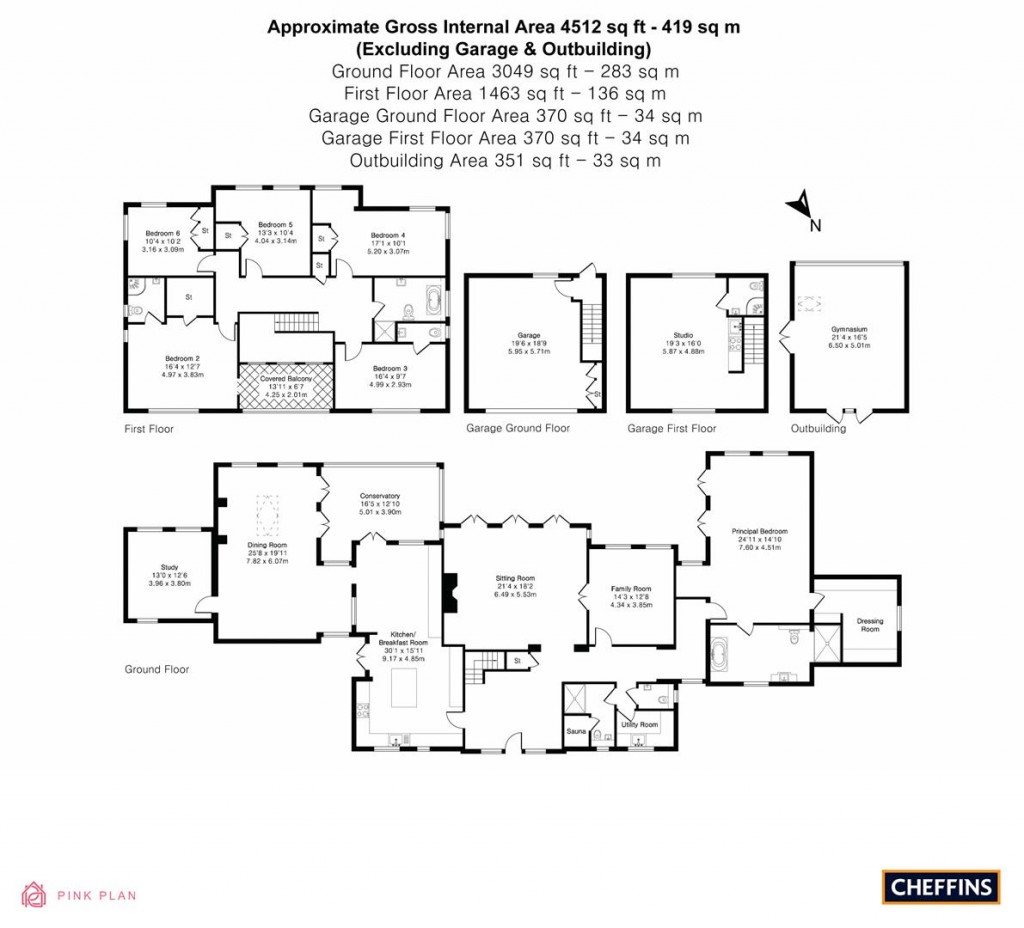 Floorplans For Catleys Walk, Sawston, Cambridge