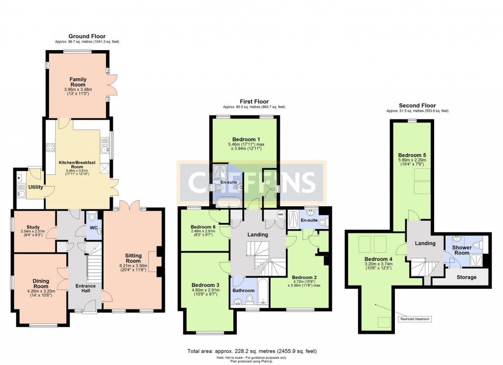 Floorplans For High Street, Cheveley, Newmarket