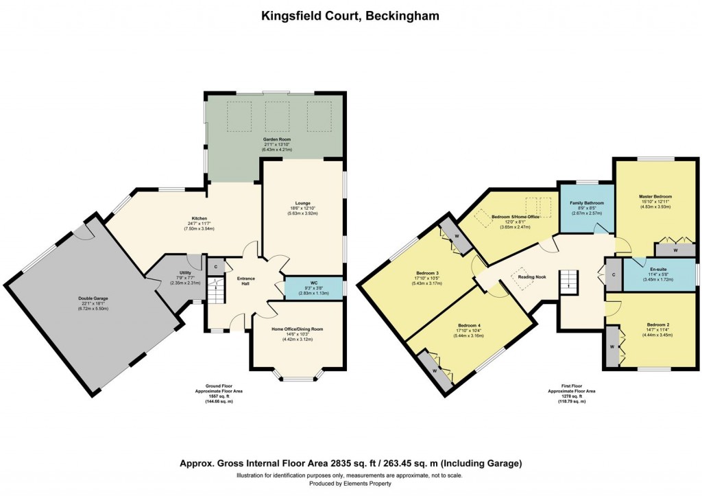 Floorplans For Kingsfield Court, Beckingham, Lincoln