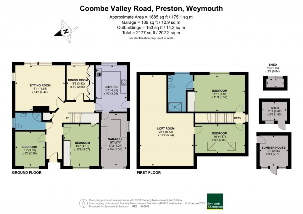 Floorplans For Coombe Valley Road, Preston, Weymouth