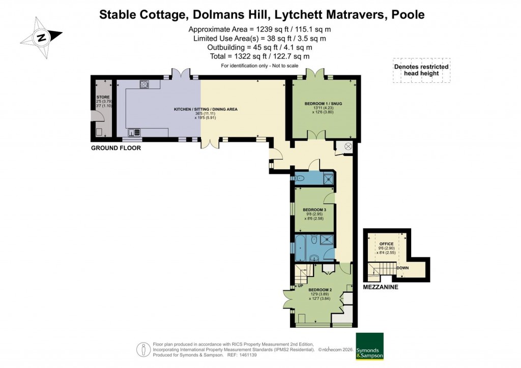 Floorplans For Dolmans Hill, Lytchett Matravers