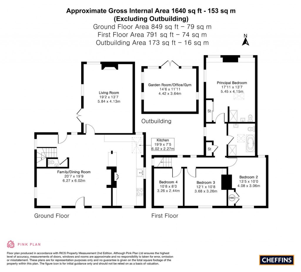 Floorplans For School Lane, Barton, Cambridge