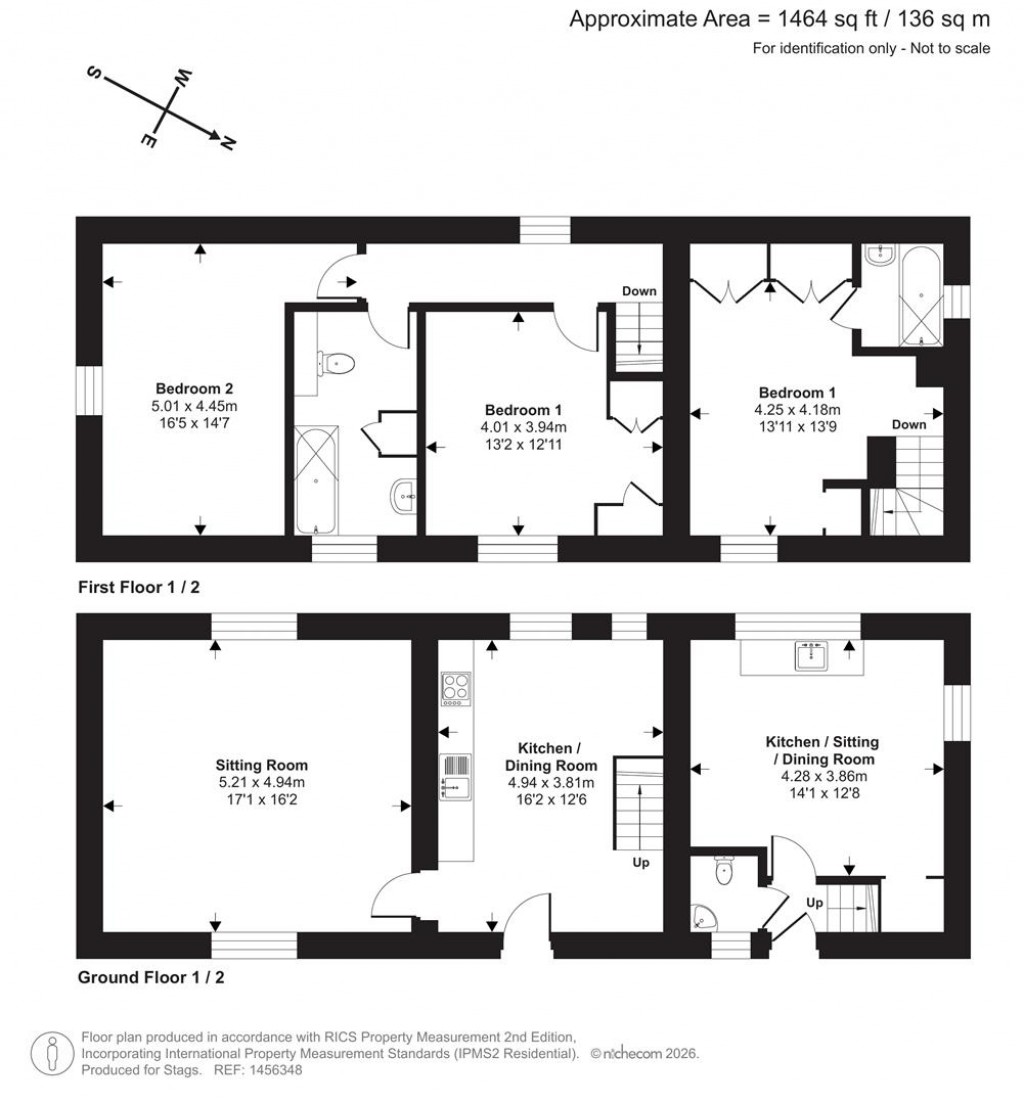 Floorplans For Holyford Lane, Colyford, Colyton