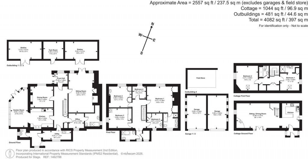 Floorplans For Chagford, Newton Abbot