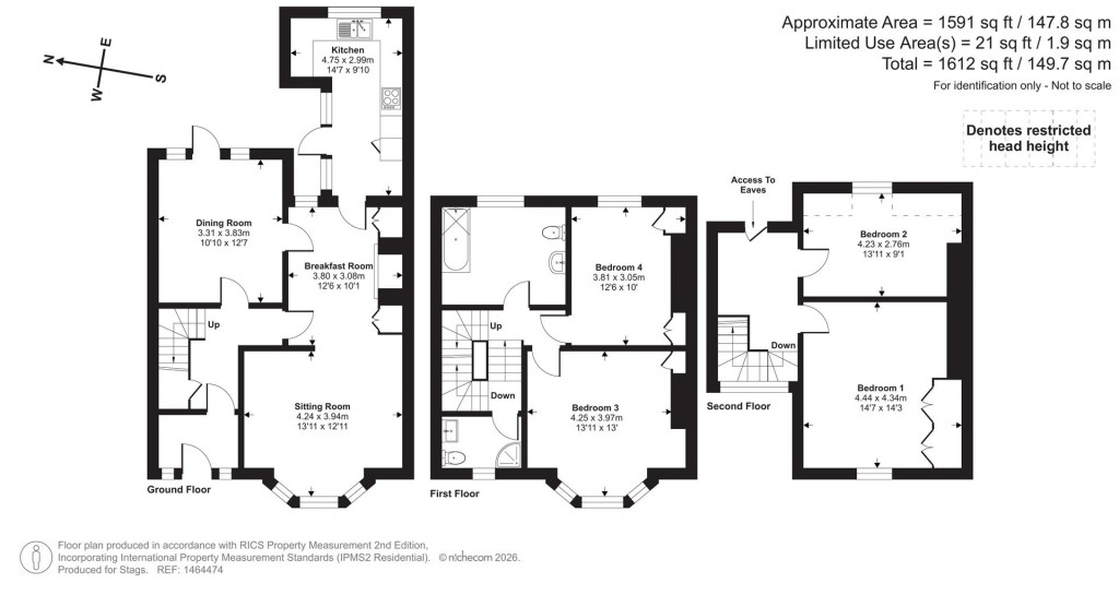 Floorplans For Station Road, Pinhoe, Exeter
