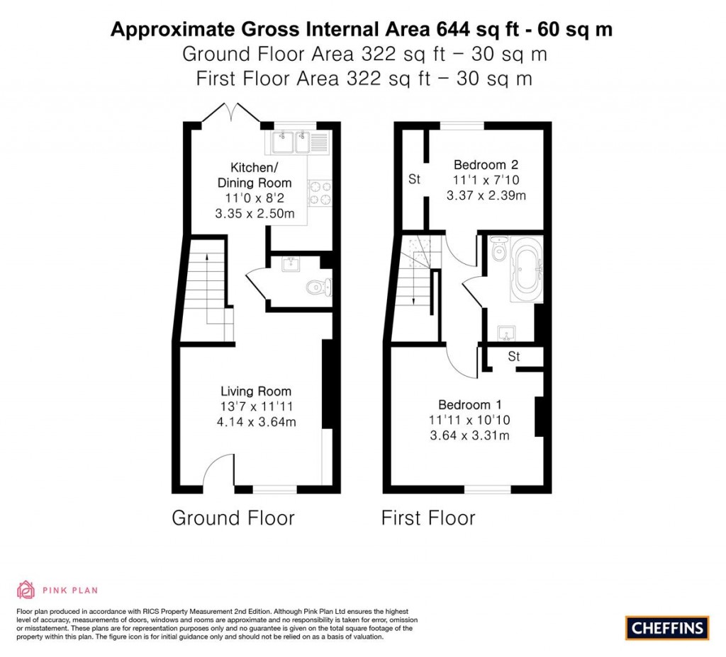 Floorplans For Elm Street, Cambridge