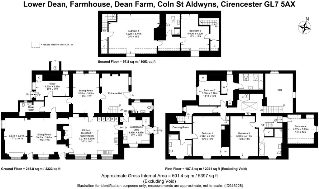 Floorplans For Coln St Aldwyns, Gloucestershire