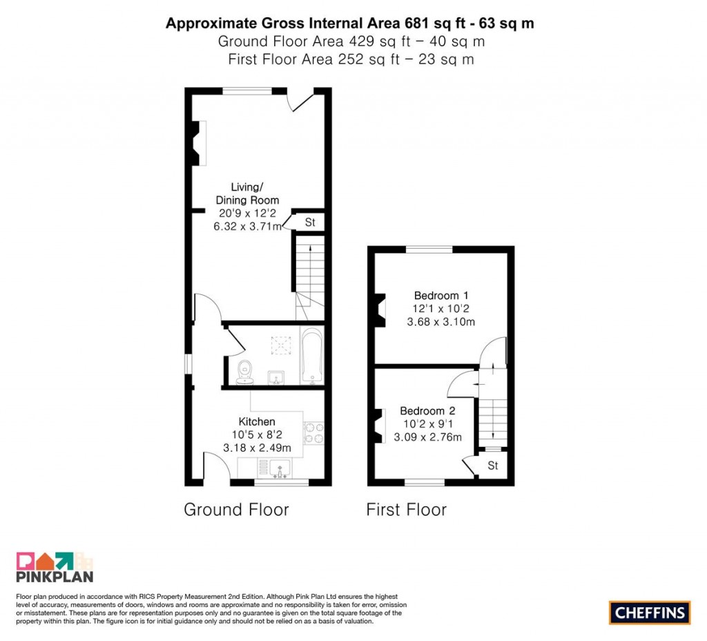 Floorplans For Exning Road, Newmarket
