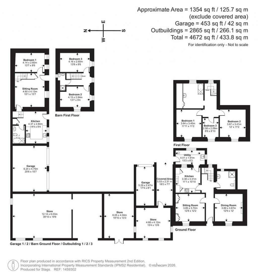 Floorplans For Wheal Plenty, Scorrier, Redruth