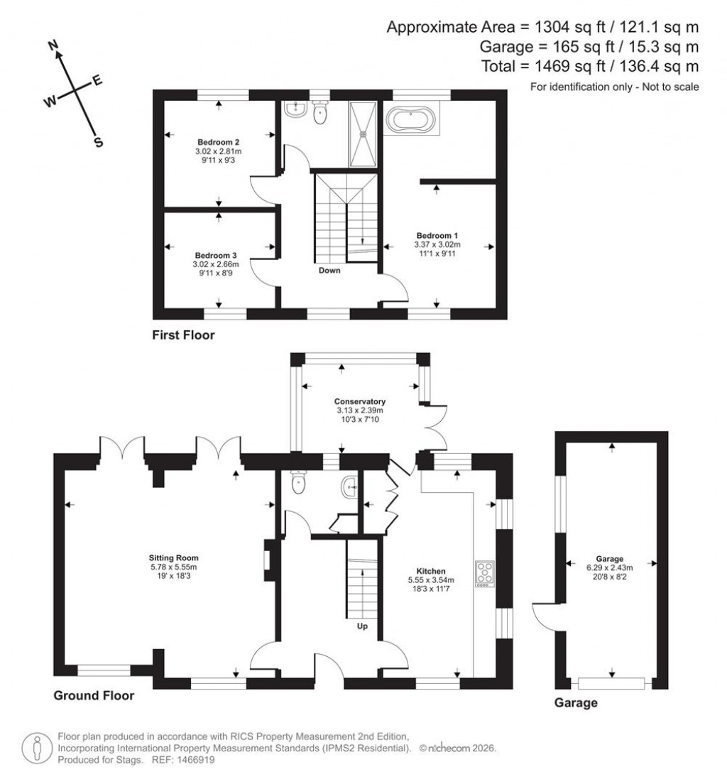 Floorplans For Home Farm Lane, Rimpton, Yeovil