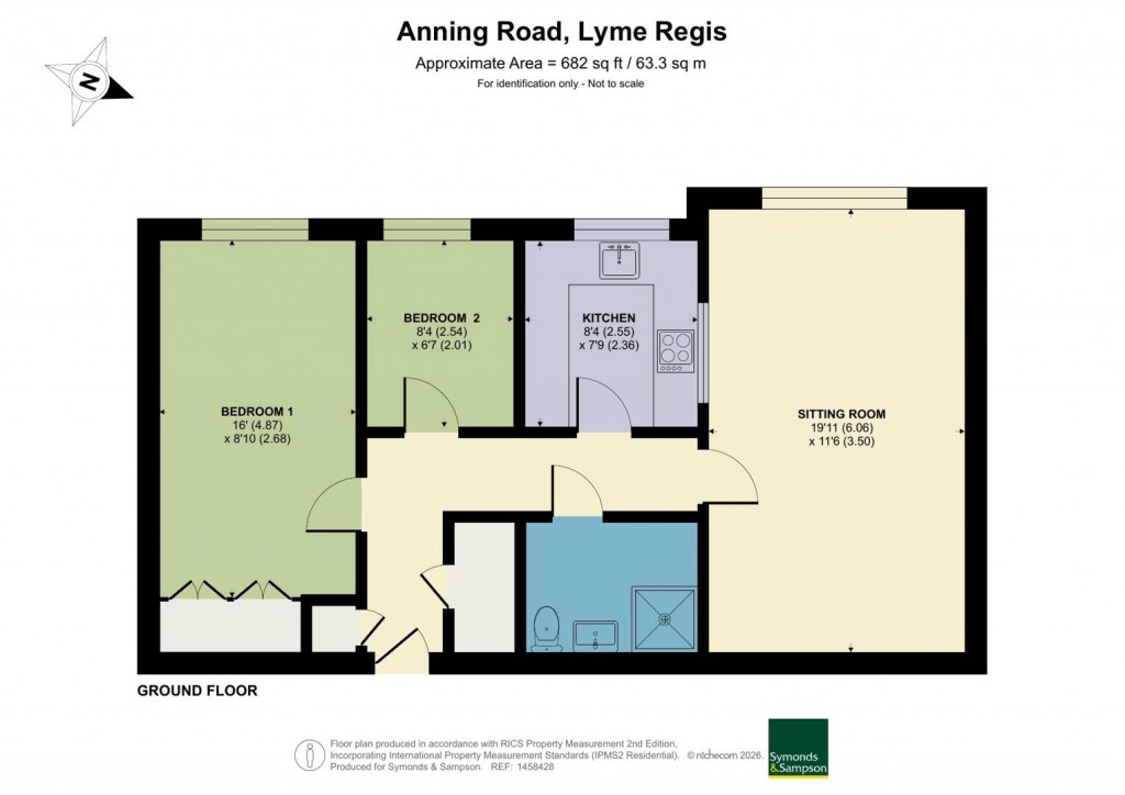 Floorplans For Anning Road, Lyme Regis