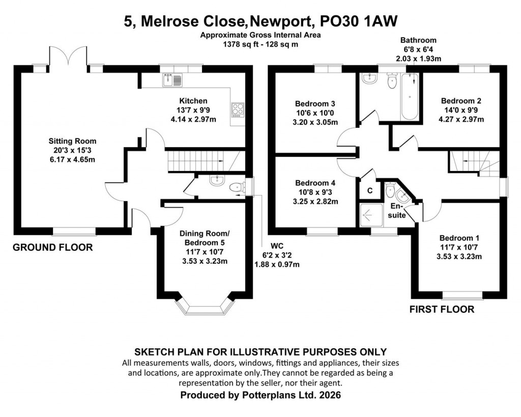 Floorplans For Newport, Isle of Wight