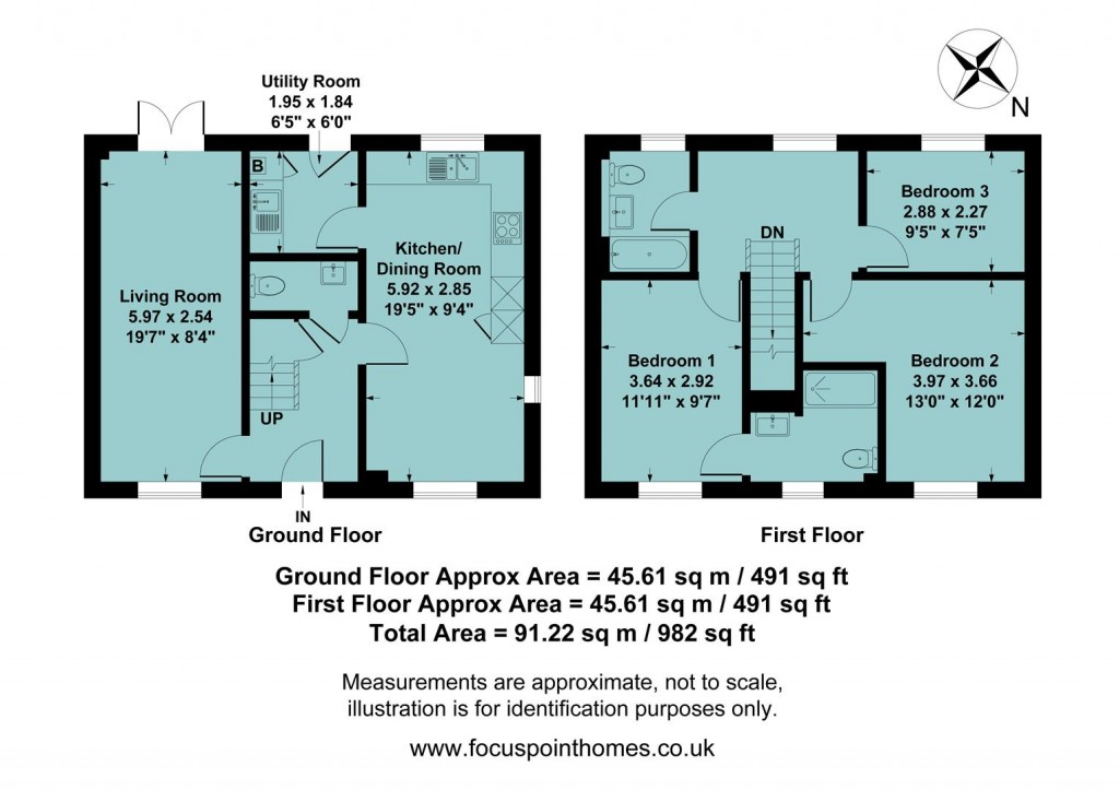 Floorplans For Greville Road, Banbury