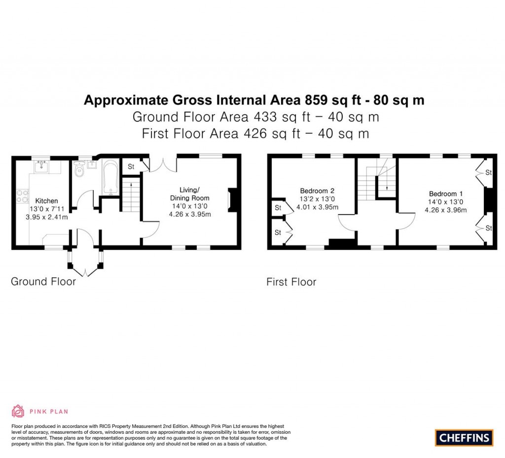Floorplans For Hamilton Road, Newmarket