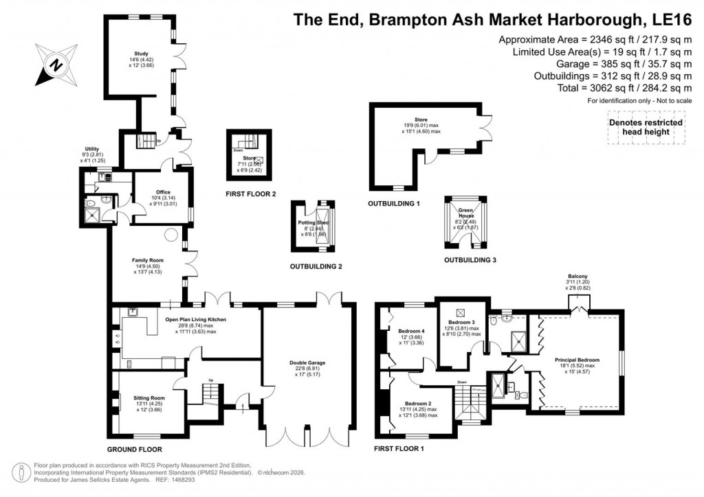 Floorplans For The End, Brampton Ash, Market Harborough